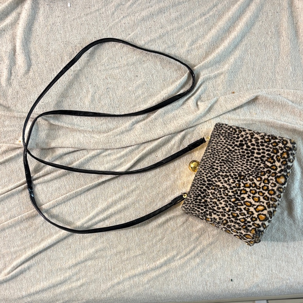 Vintage Leopard Print Women's Bag